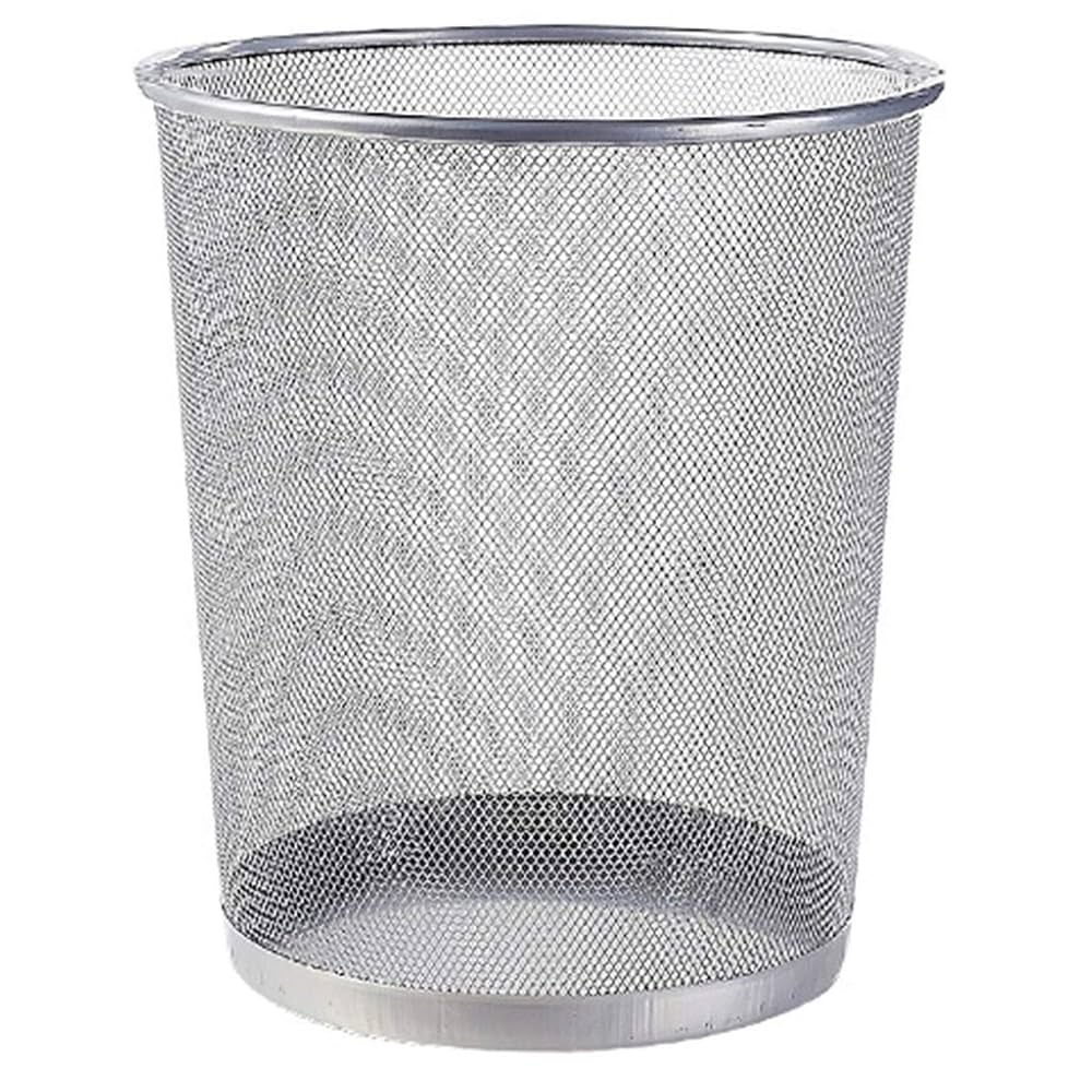 SAB - Mesh Trash Can - Silver Color