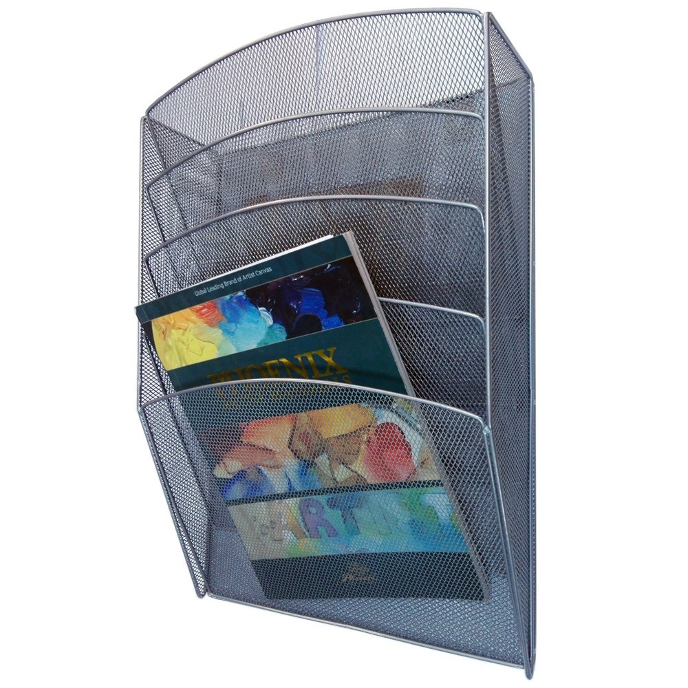 Sub - mesh hanging paper holder - silver color