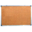 SABB - Cork bulletin board, aluminum frame, 90*120 cm