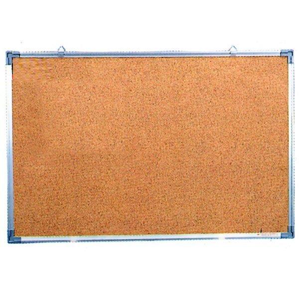 SABB - Cork bulletin board, aluminum frame, 60*90 cm