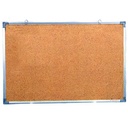 SABB - Cork bulletin board, aluminum frame, 60*90 cm