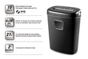 Comex Electric Paper Shredder 10 Sheets - 21 Liter