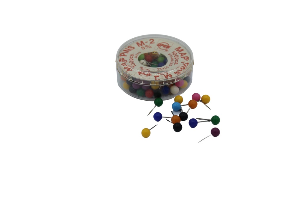 Open - map pins - box of 100 pins