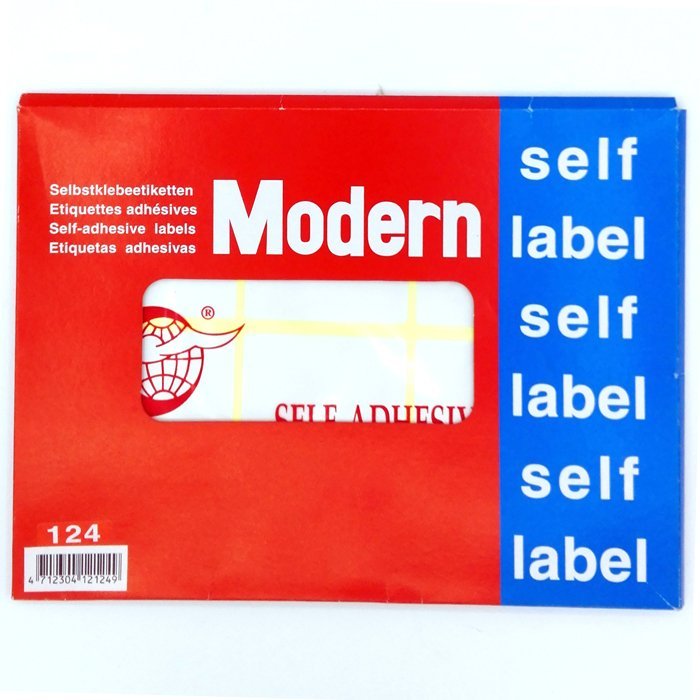 Modern - sticky price tag paper 40*57 mm - 90 stickers