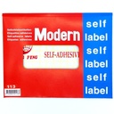 Modern - sticky price tag paper 9*13 mm - 2100 stickers