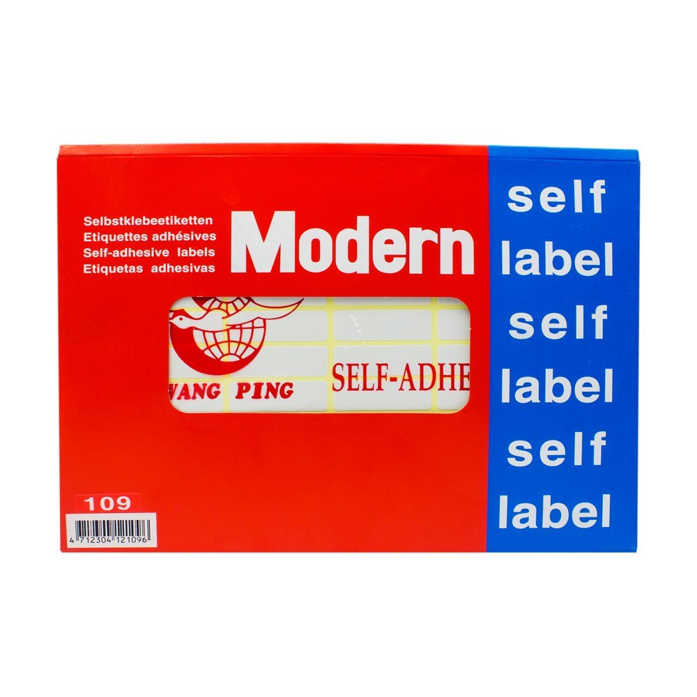 Modern - sticky pricing paper 13*38 mm - 500 stickers