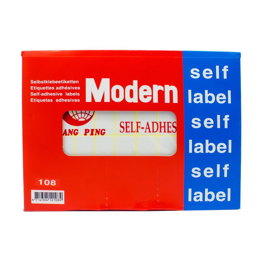 Modern - sticky pricing paper 19*38 mm - 400 stickers