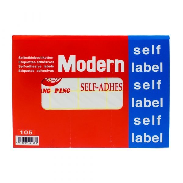 Modern - sticky pricing paper 25*38 mm - 300 stickers