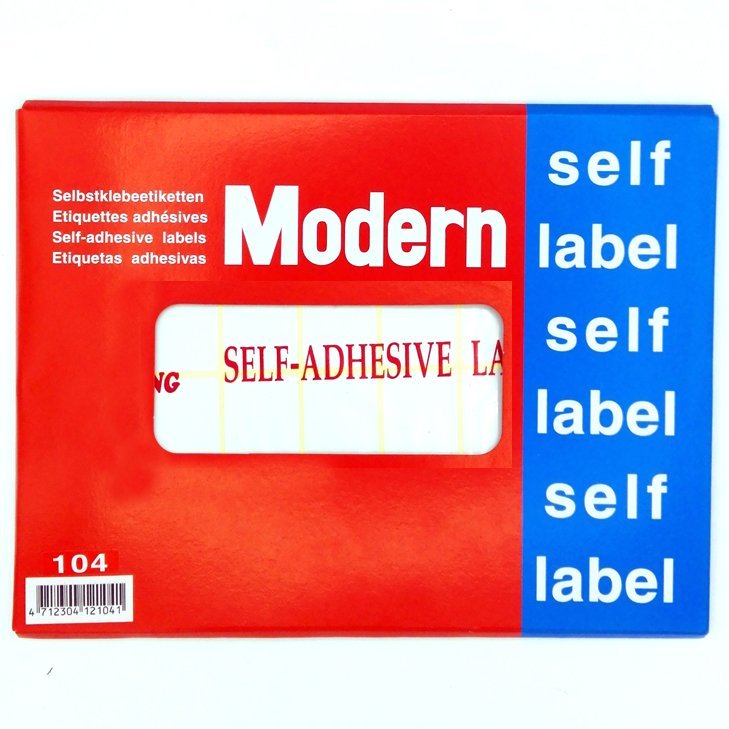 Modern - sticky pricing paper 25*76 mm - 160 stickers