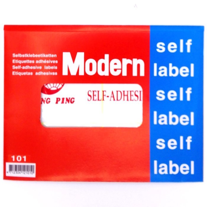 Modern - sticky pricing paper 50*100 mm - 60 stickers