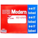 Modern - sticky pricing paper 50*100 mm - 60 stickers