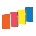 Basil Brothers - 5-subject notebook, lined plastic leather, 144 sheets