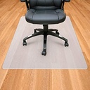 FLOORTEX - Soft chair floor mat with tongue, 115 cm * 134 cm, PVC, English made