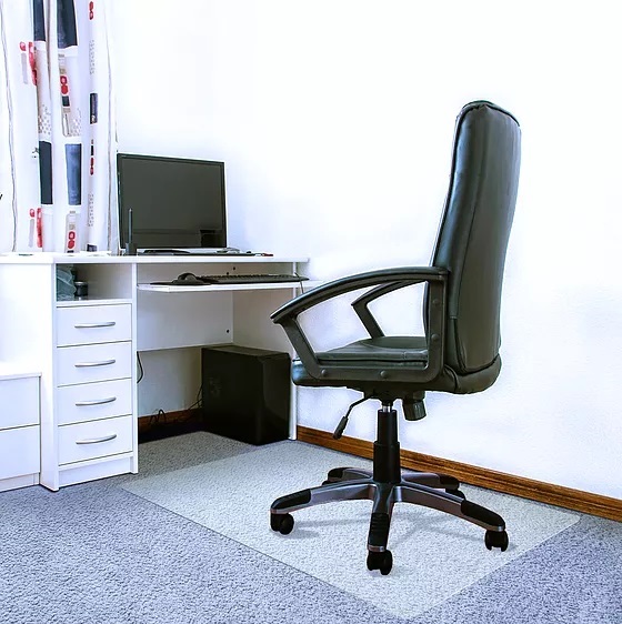 FLOORTEX فرشة ارضية كرسي ناعمة 115* 134سم PVC صناعة انجليزية