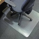 FLOORTEX - فرشة ارضية كرسي بارزة مع لسان 115* 134سم PVC 