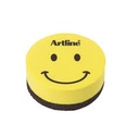 Art Line - Magnetic whiteboard space, yellow smiley shape
