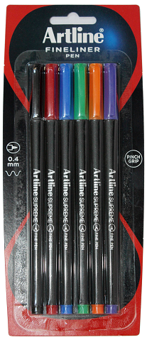 Art Line - Supreme set for writing and artistic works, 6 colors
