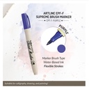 Art Line - Supreme Brush Drawing Pen - Purple Color, Box of 12 Pens
