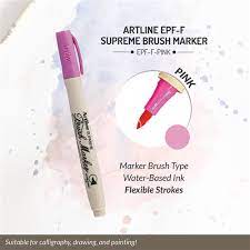 Art Line - Supreme Brush Pen - Pink, Box of 12 Pens