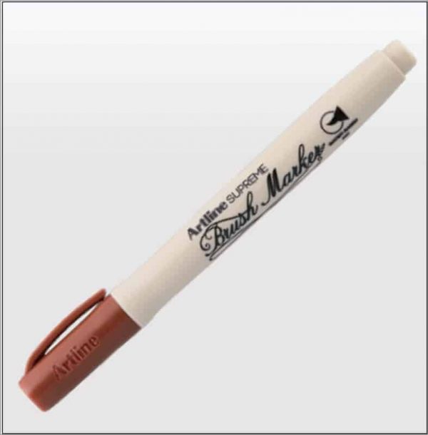Art Line - Supreme drawing pen - brown color, box of 12 pens
