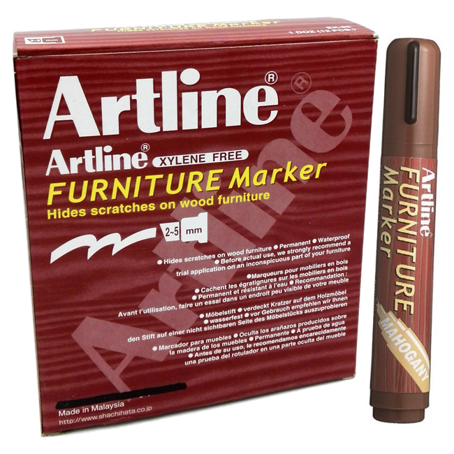 Art Line - Furniture landmark No. 95 MAHOGANY color box of 12 pens