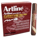 ارت لاين - معلم أثاث رقم 95 لون MAHOGANY علبة عبوة 12 قلم