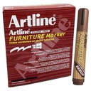 Art Line - Furniture Marker No. 95, Beech Wooden Color - Pack of 12 Pens