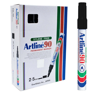 Art Line - Black Marker Pen No. 90 - Pack of 12 Pens