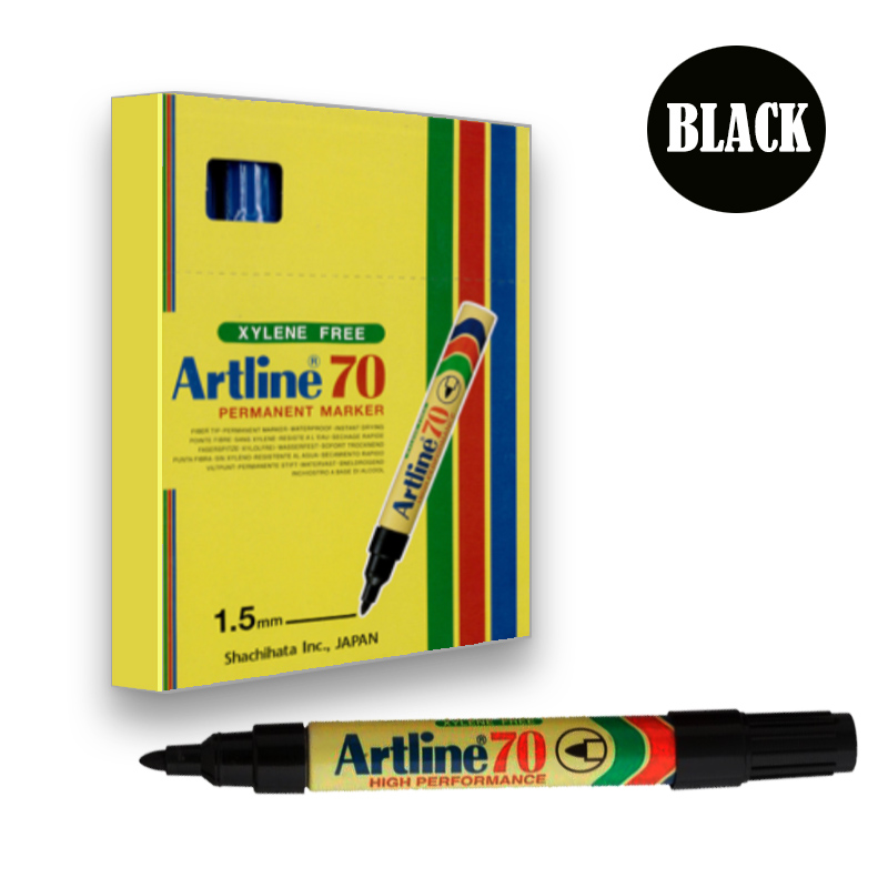 Art Line - Marker No. 70, black color, box of 12 pens