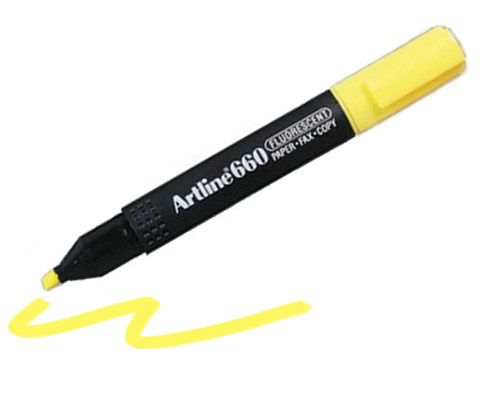 Art Line - Yellow Highlighter No. 660 - Box of 12 pens