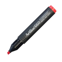 ارت لاين - قلم تظهير أصفر رقم 660 - علبة عبوة 12 قلم - لون أحمر