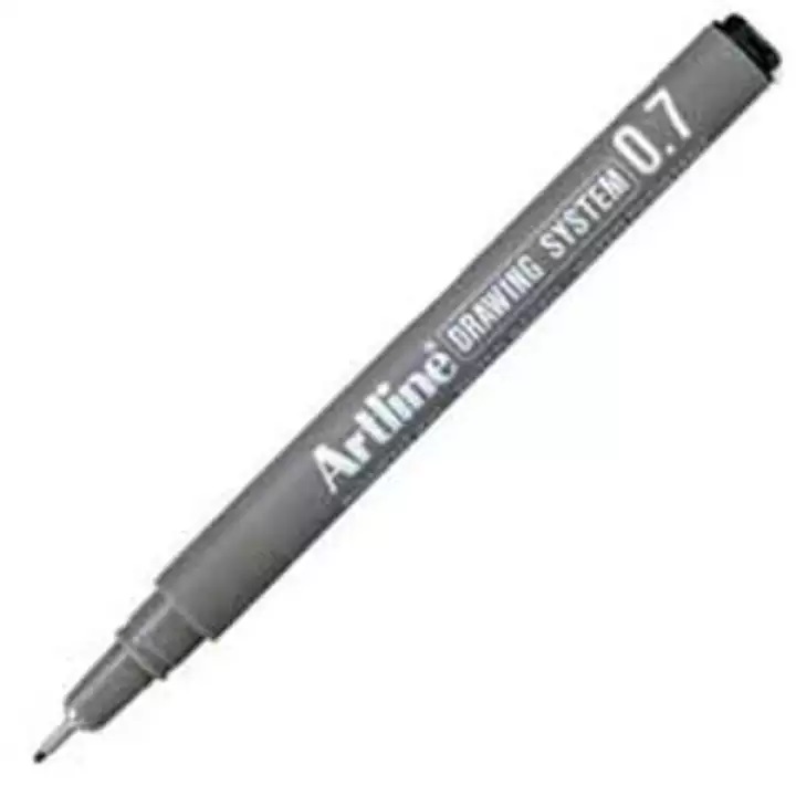 Art Line Geometric Drawing Pen 0.7 mm Black - Pack of 12 Pens