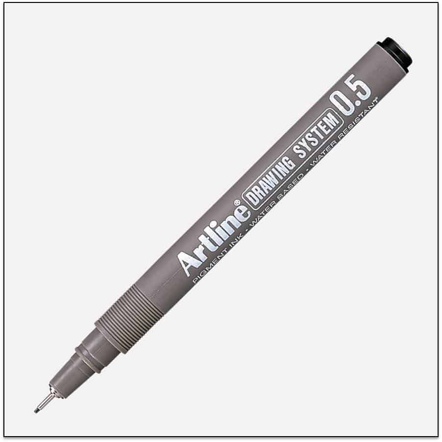 Art Line - Geometric Drawing and Marking Pen 0.5 mm - Box of 12 Pens
