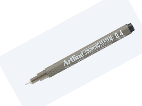 Art Line - Geometric Drawing and Marking Pen 0.4 mm - Box of 12 Pens