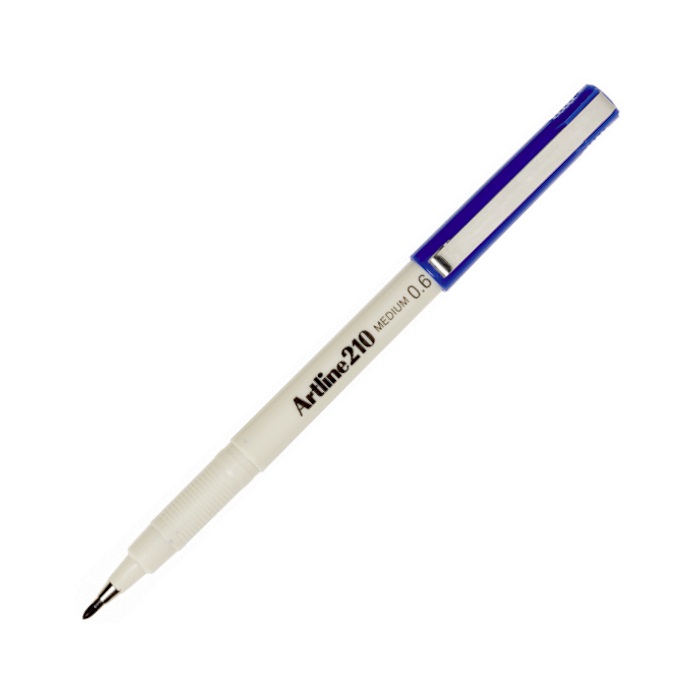 ارت لاين - قلم توقيع رقم 210 أزرق 0.6mm عبوة 12 قلم