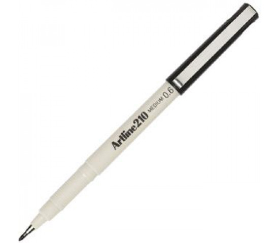 Art Line - Signature Pen No. 210 - Black, 0.6 mm, Box of 12 pens