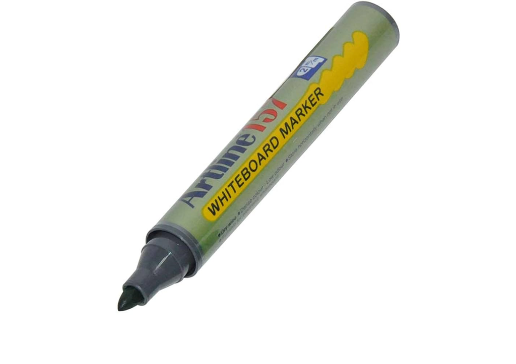 Art Line - Whiteboard Pen No. 157 - Width 2 mm, Green Color, Box of 12 Pens