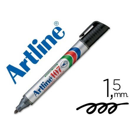 Art Line Marker Pen 107 - Black, Box of 12 Pens