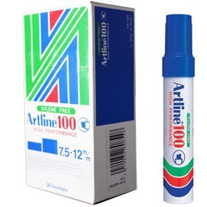 Art Line - Teacher No. 100, blue color, box of 6 pens