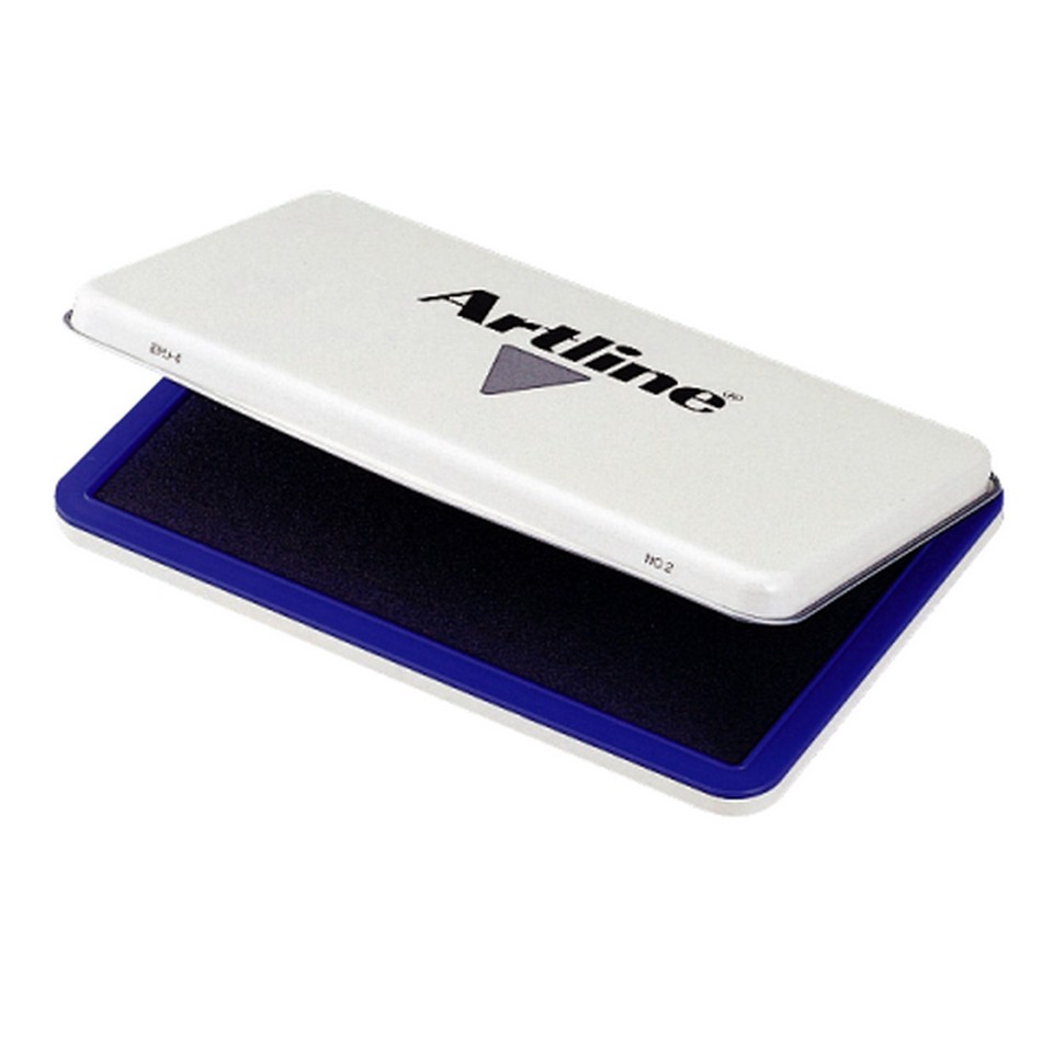 Art Line - Ink Template No. (2) - blue color, size 143*87 mm