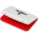 Art Line - Ink stamp number zero - red color, size 90*56 mm