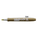 Art Line - Decorate pen with a metal brush - gold color, a box of 12 pens