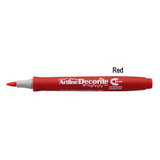 Art Line - Decorate Sketch Pen - Red - Pack of 12 Pens