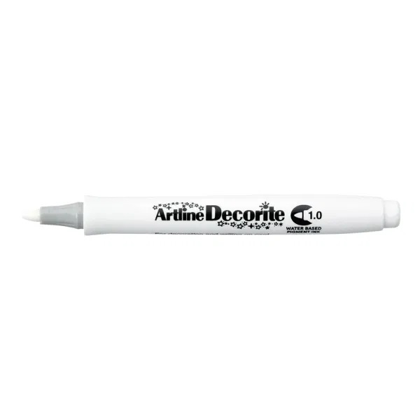 Art Line - Decorate Pen 1 mm White - Pack of 12 Pens