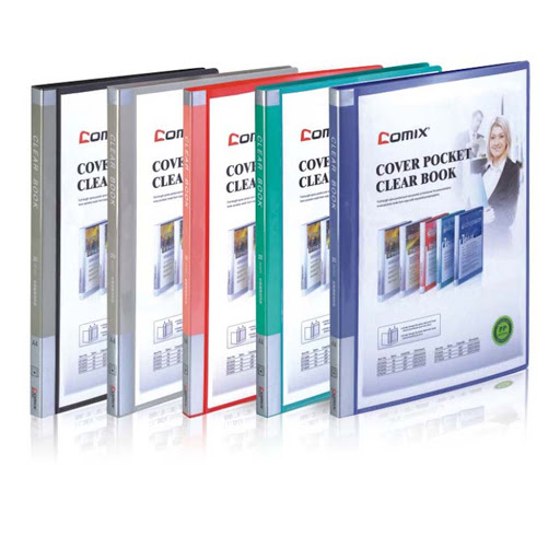 Comex - 40-pocket folder, opaque cover, A4 size - colored