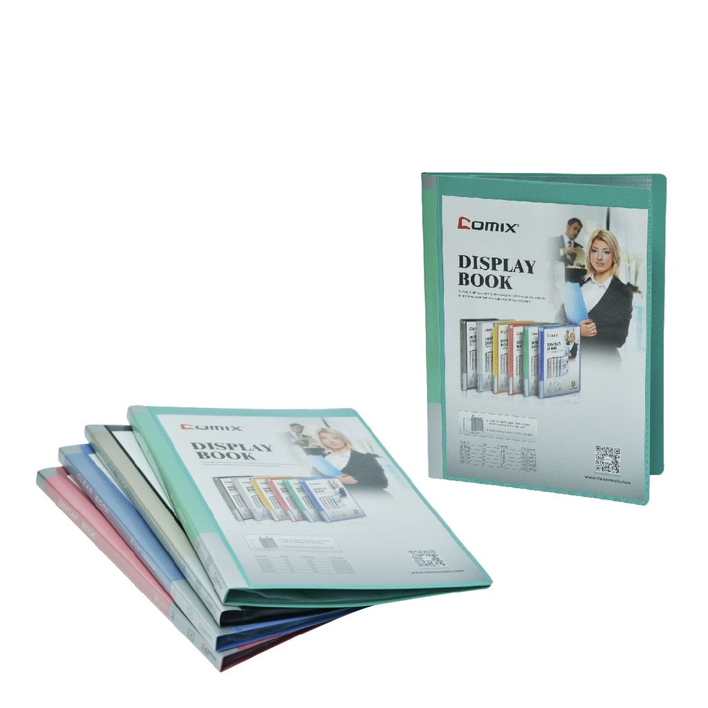 Comex - 20 pocket folder, opaque cover, A4 size - colored