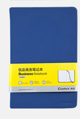 Comex - hardcover notebook - 122 sheets - A5 size - blue color