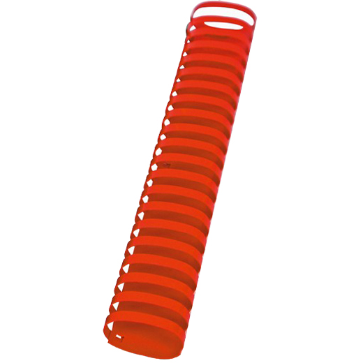 Binder Max - Snail Binding Binding 21 Rings 22 mm (180 Sheets) Box Pack of 100 Pieces - Red