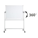 Comex - Double Sided Magnetic Whiteboard 90*120 with Wheel Stand