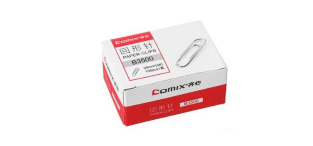 Iron paper clip 29 mm - pack of 100 pieces